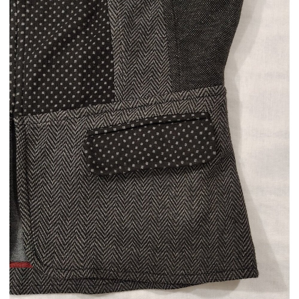 Coldwater Creek Herringbone Knit Vest M 10-12 Sleeveless Career Casual Gray - Picture 10 of 16